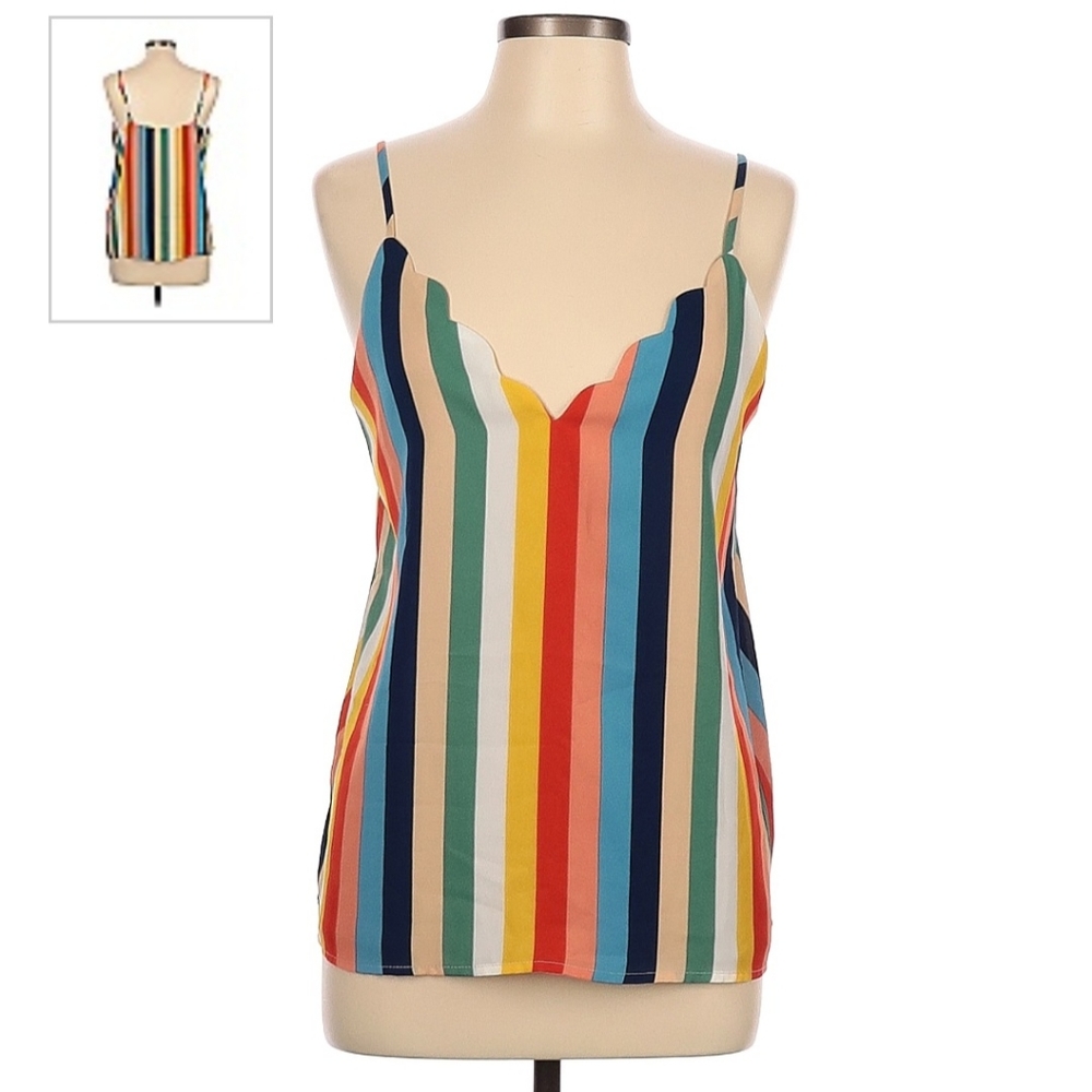 Multicolored Striped Cami/Tank - Picture 2 of 5